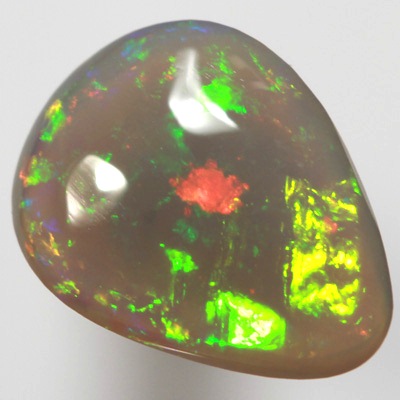 SOLID SEMI BLACK OPAL Very bright Flags of fire 